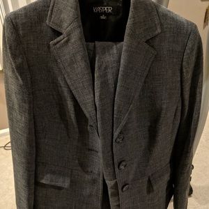 Grey pants suit size 8